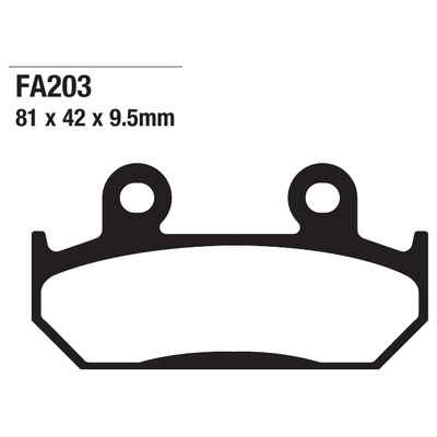ΤΑΚΑΚΙΑ EBC FA203 για HONDA CBR 600 F (1991-1994)