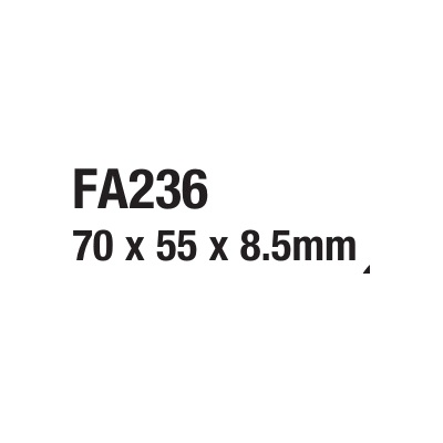 ΤΑΚΑΚΙΑ EBC FA236 για TRIUMPH Thunderbird 1597cc (2009-2018)