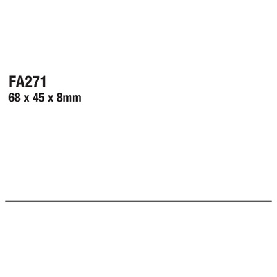 ΤΑΚΑΚΙΑ EBC FA271 για MASSEY-FERGUSON ATV MF 300 (2004)