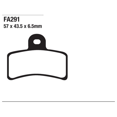ΤΑΚΑΚΙΑ EBC FA291 για GAS GAS TXT 50 Rookie (2002-2003)