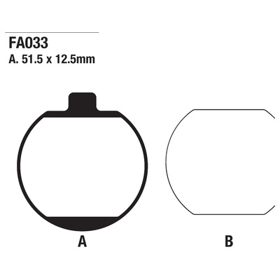 ΤΑΚΑΚΙΑ EBC FA33 για KAWASAKI Z 650 B (1977-1979)