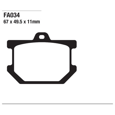 ΤΑΚΑΚΙΑ EBC FA34 για YAMAHA XS 750 SE (1979-1980)