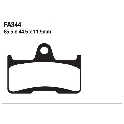 ΤΑΚΑΚΙΑ EBC FA344 για CF MOTO CF 600 5 U-Force (2011-2015)