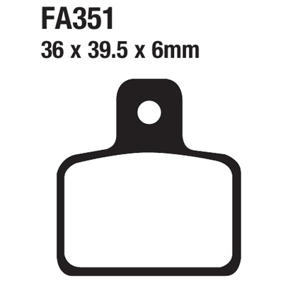 ΤΑΚΑΚΙΑ EBC FA351 για BETA Pro Race 50 (2005)