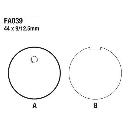 ΤΑΚΑΚΙΑ EBC FA39 για KAWASAKI KH 125 (1977-1981)