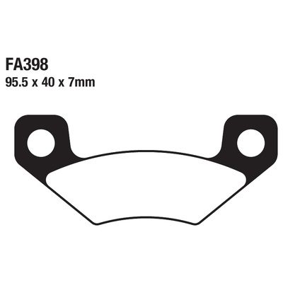 ΤΑΚΑΚΙΑ EBC FA398 για CAN AM ATV DS 450 X 2 x 4/EFI (2008-2009)