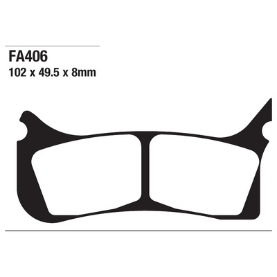 ΤΑΚΑΚΙΑ EBC FA406 για KTM SMR 450 (2004)