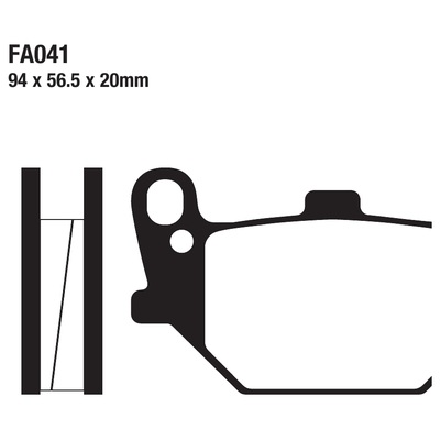 ΤΑΚΑΚΙΑ EBC FA41 για YAMAHA XS 750 SE (1979-1980)