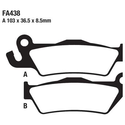 ΤΑΚΑΚΙΑ EBC FA438 για BMW K 1200 GT K44 (2006-2008)