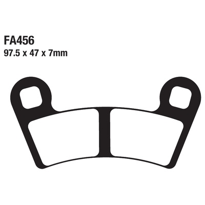 ΤΑΚΑΚΙΑ EBC FA456 για CONTD 800 Ranger (2008-2014)