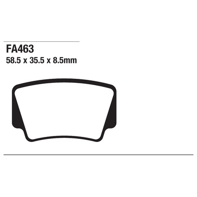 ΤΑΚΑΚΙΑ EBC FA463 για KTM XC 525 Quad (2008-2012)