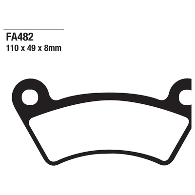 ΤΑΚΑΚΙΑ EBC FA482 για KEEWAY GTX 300 Quad (2010-2011)