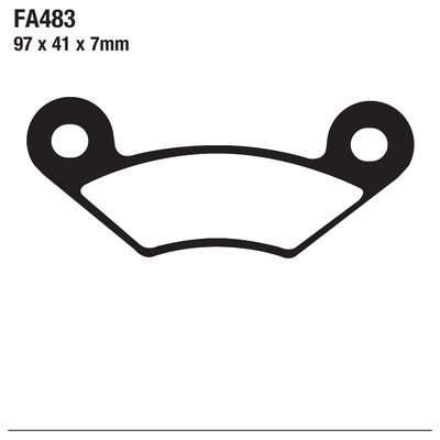 ΤΑΚΑΚΙΑ EBC FA483 για KEEWAY GTX 300 Quad (2010-2011)