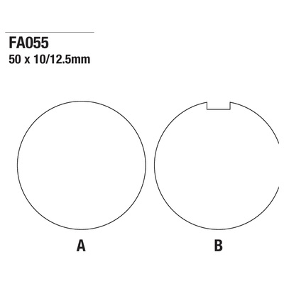 ΤΑΚΑΚΙΑ EBC FA55 για SUZUKI GT 500 A/B (1976-1977)