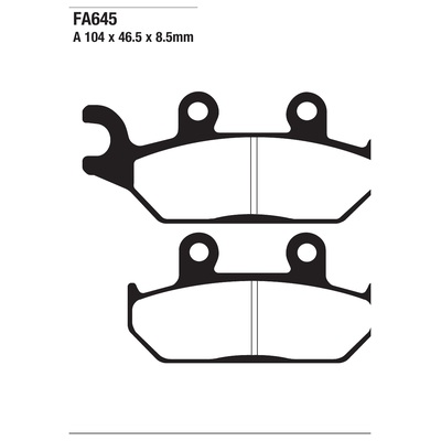 ΤΑΚΑΚΙΑ EBC FA645 για CAN AM Xrs DPS (2014-2016)