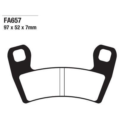ΤΑΚΑΚΙΑ EBC FA657 για CONTD RZR-S 900 (2015-2019)