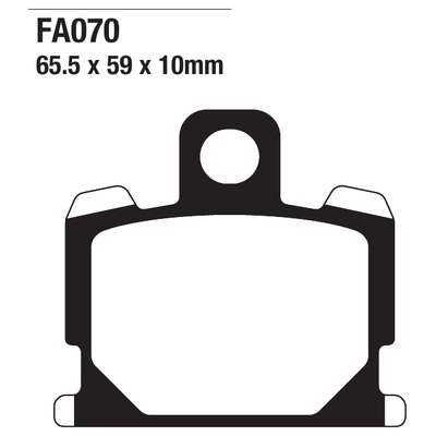 ΤΑΚΑΚΙΑ EBC FA70 για YAMAHA RD 50 MX (1981-1987)