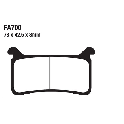 ΤΑΚΑΚΙΑ EBC FA700 για HONDA CB 1100 RS (2018-2021)