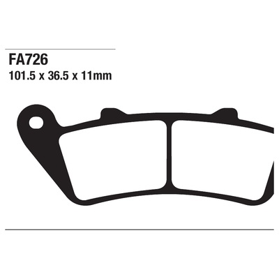 ΤΑΚΑΚΙΑ EBC FA726 για CF MOTO CF 800 EX Z-Force (2018-2021)