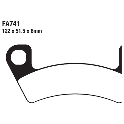 ΤΑΚΑΚΙΑ EBC FA741 για SIDE X SIDE 700 Wildcat Sport XT inc LTD (2018-2019)