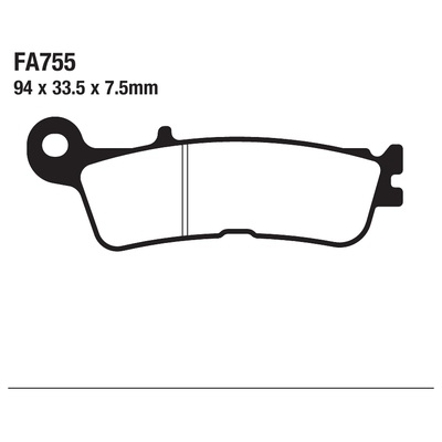 ΤΑΚΑΚΙΑ EBC FA755 για YAMAHA YZ 125 (2021-2026)