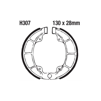 ΣΙΑΓΩΝΕΣ ΦΡΕΝΩΝ EBC H307G για CAN AM ATV DS 90 2 x 4/4T (2007-2021 E)