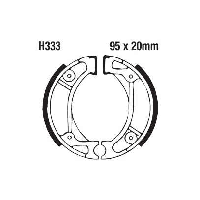 ΣΙΑΓΩΝΕΣ ΦΡΕΝΩΝ EBC H333G για HONDA CRF 125 FB (2014-2026)