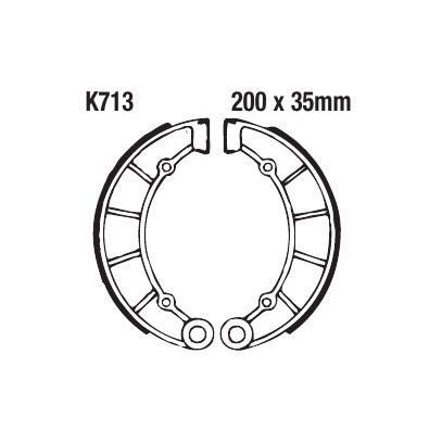 ΣΙΑΓΩΝΕΣ ΦΡΕΝΩΝ EBC K713 για KAWASAKI Z 900 Z1 A/B (1974-1976 F)