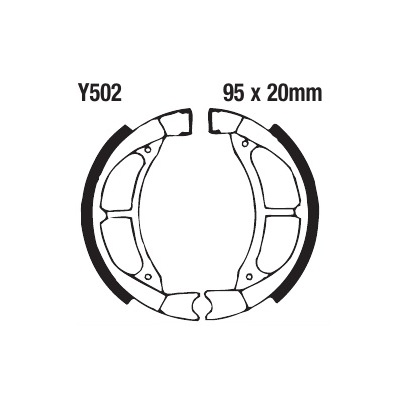 ΣΙΑΓΩΝΕΣ ΦΡΕΝΩΝ EBC Y502 για YAMAHA TT-R 90 (2000-2007)