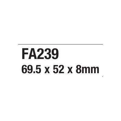 ΤΑΚΑΚΙΑ EBC FA239 για HONDA RS 250 (1995-2002)