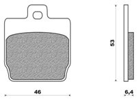 ΤΑΚΑΚΙΑ NEWFREN FD251BKS για YAMAHA EW 50 Slider (2000-2005)
