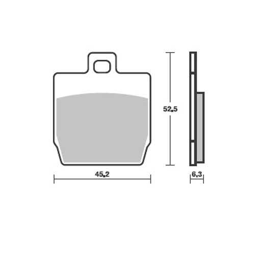 ΤΑΚΑΚΙΑ SBS 216-00-71450 για YAMAHA EW 50 Slider (2000-2005)