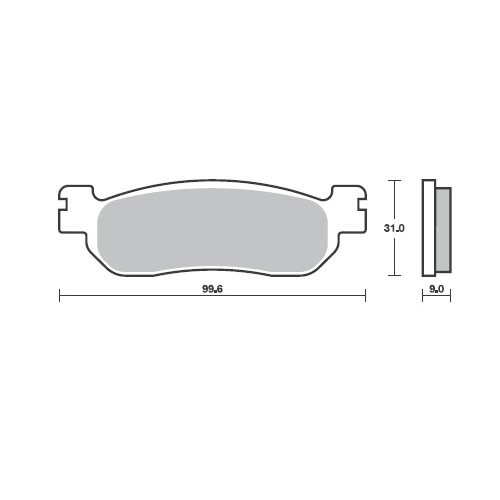ΤΑΚΑΚΙΑ SBS 216-00-71550 για YAMAHA TW 200 (1998-2001 /)