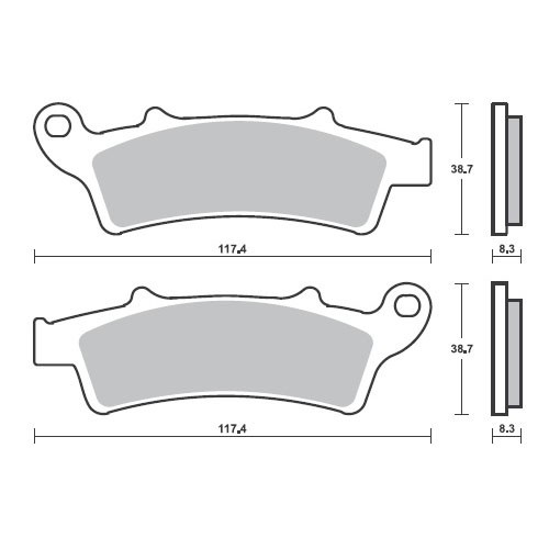 ΤΑΚΑΚΙΑ SBS 216-00-71594 για APRILIA Atlantic 250 (2003-2005)