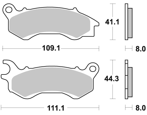 ΤΑΚΑΚΙΑ 954SM1 για HONDA PCX 150 WW 150 EX2 (2009-2015)