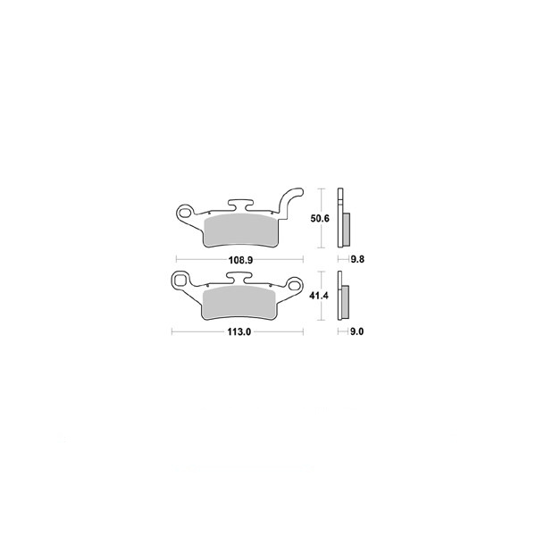 ΤΑΚΑΚΙΑ 961SM1 για YAMAHA Xenter 125 (2012-2020)