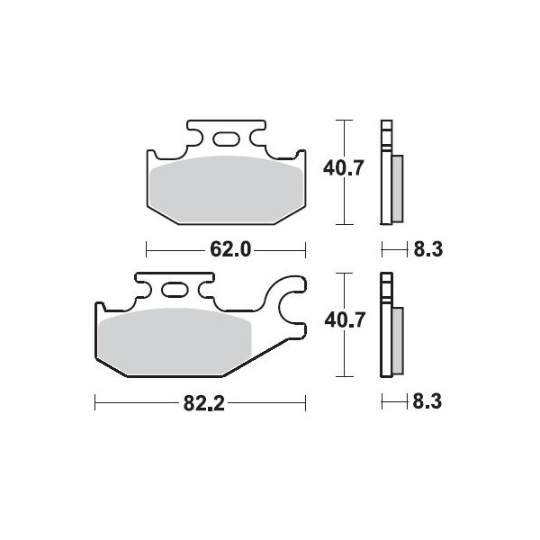 ΤΑΚΑΚΙΑ 935CM44 για BENELLI Caffe Nero 250 (2008-2014)
