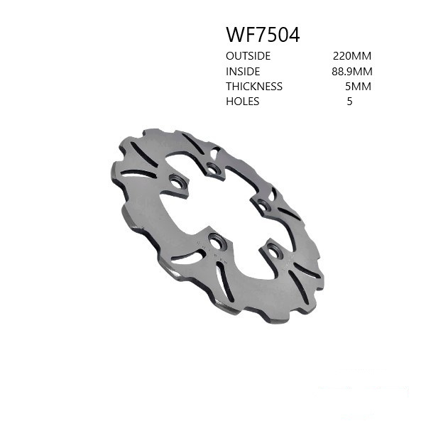 ΔΙΣΚΟΠΛΑΚΑ WF7504 για KTM RC8 1190 (2008-2011)