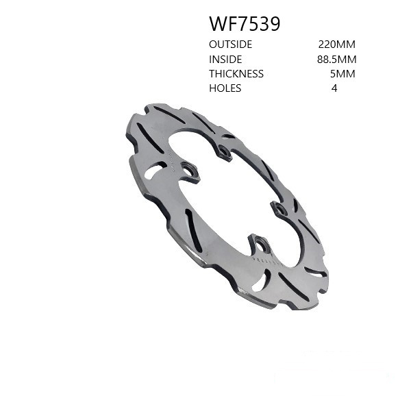 ΔΙΣΚΟΠΛΑΚΑ WF7539 για HONDA CBR 1000 RR-SP1 (2017-2019)